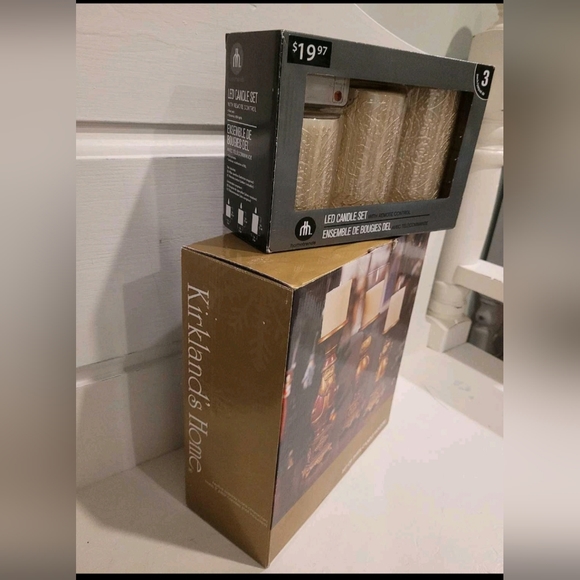 NEW LED 3pk Candles...with remote & Candle holders. - Picture 3 of 4